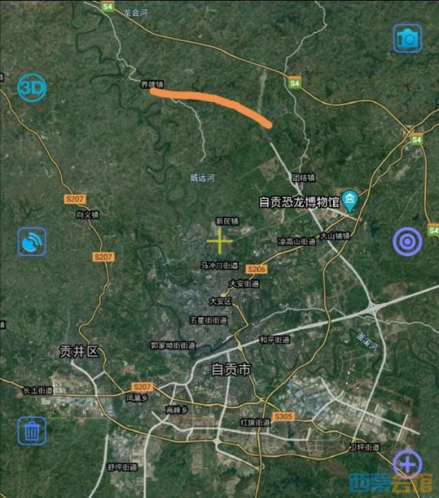 自贡市各区县,新建高速路,快速通道,主干道,理想规划方案